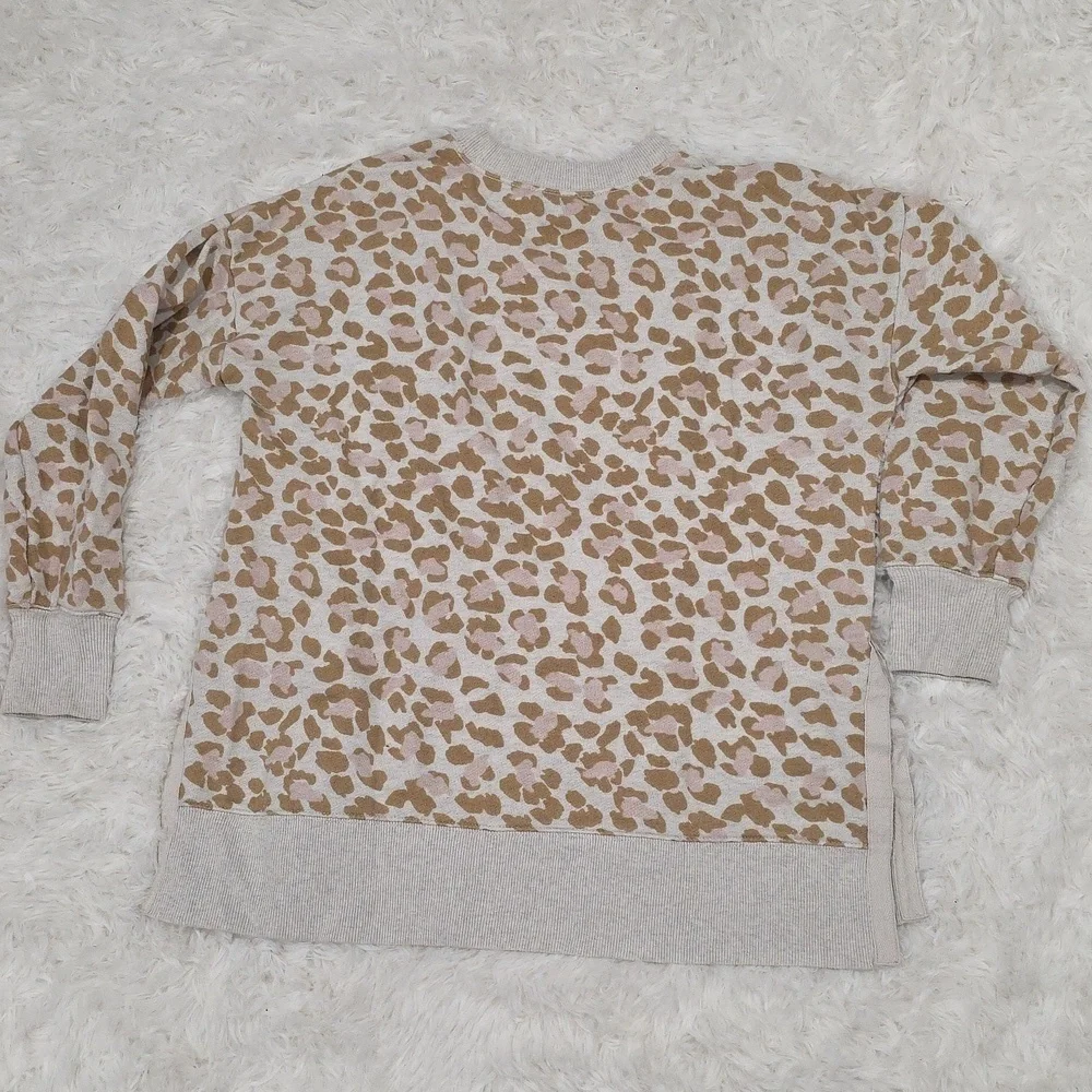 Aerie-Leopard Print Sweatshirt- Size S